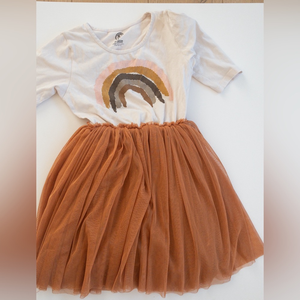 Taylor Joelle size 8 Burnt Orange dress